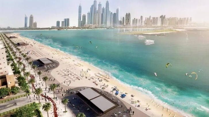Huge new beach to open on Dubai's man-made island The Palm Jumeirah