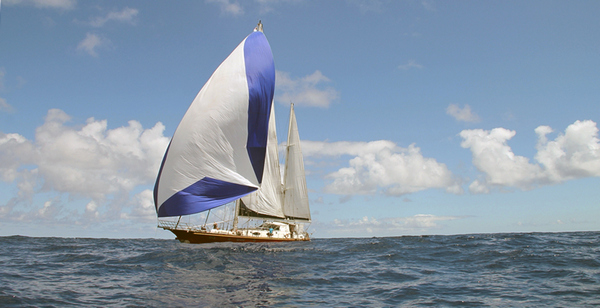 The yacht "Slavyanka" went on an expedition "Routes of Russian sailors across two oceans"