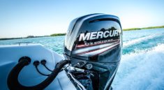 Mercury Marine introduced joystick control for 175-225 hp V6 outboards.