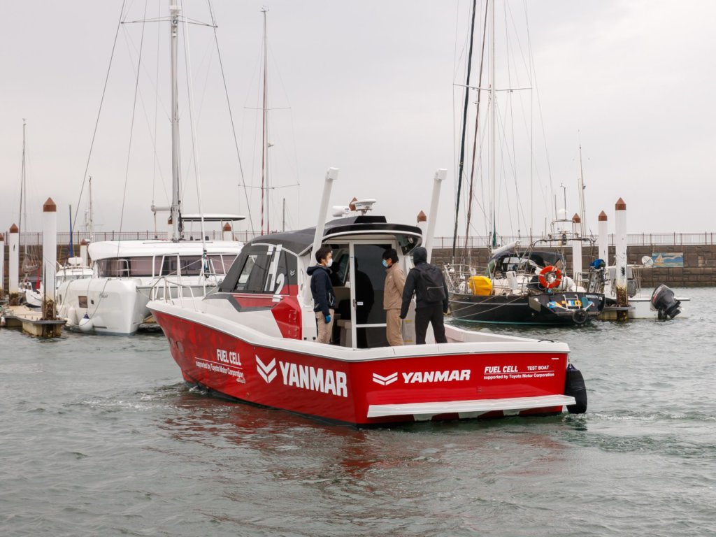 Yanmar tests first hydrogen-powered boat