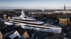 How to squeeze a huge superyacht through the Dutch canals