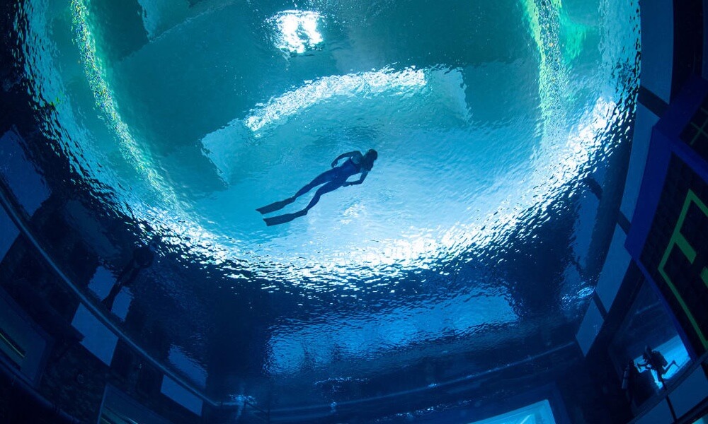Dubai launches world's deepest diving pool